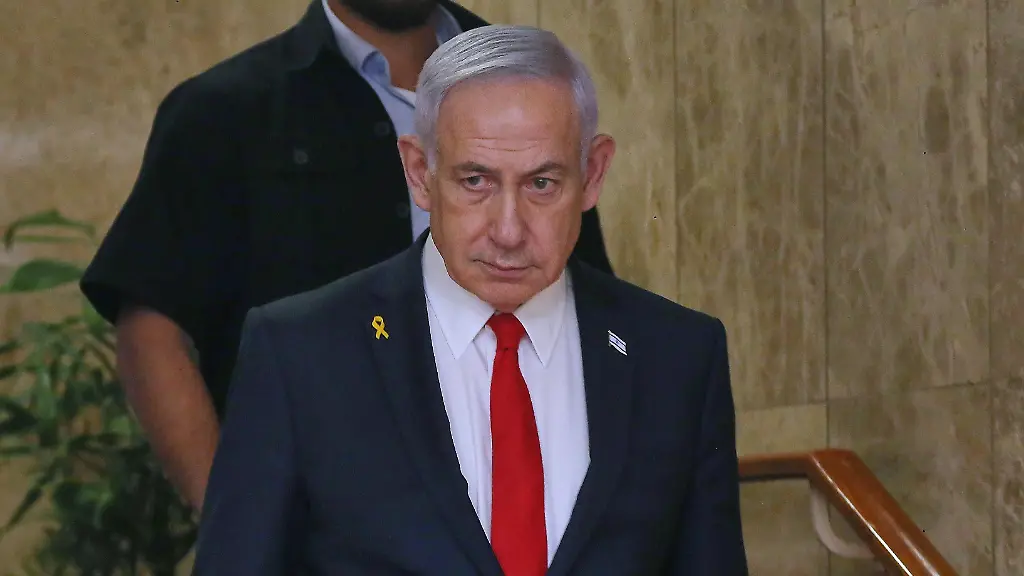 Jerusalem-Israel-Buero-des-israelischen-Premierministers-Reise-des-Bundespraesidenten-nach-Israel-Benjamin-Netanjahu