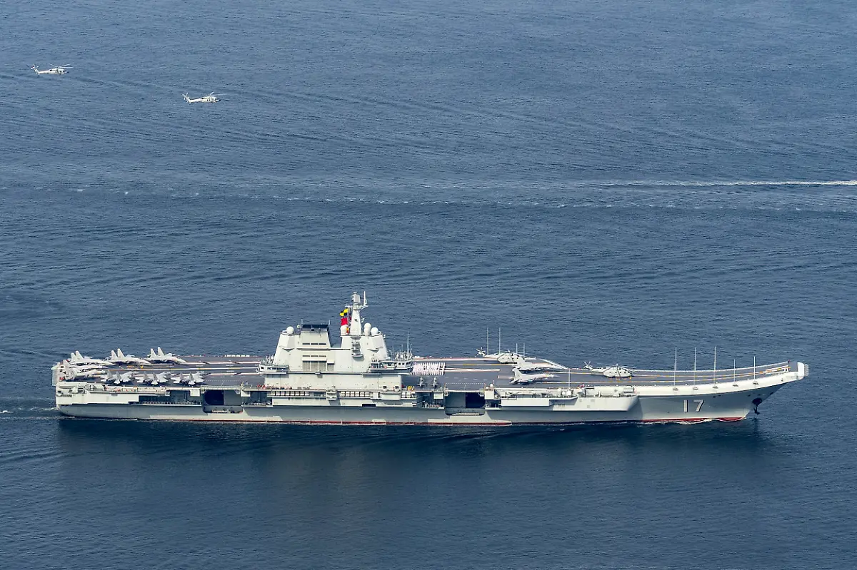 China-s-first-domestically-built-aircraft-carrier-Shandong-sails-into-Hong-Kong-for-port-call-Thursday-July-3-2025
