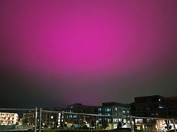 Baden-Württemberg: Violetter Himmel: Was leuchtet über Stuttgart?