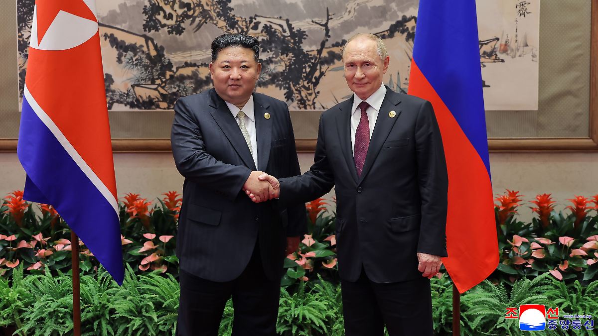 Soldaten-in-Krieg-entsandt-Wladimir-Putin-schreibt-Freundschaftsbrief-an-Kim-Jong-Un