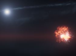 Blick auf Planetenentstehung: Kollisionen in jungem Planetensystem erstmals beobachtet