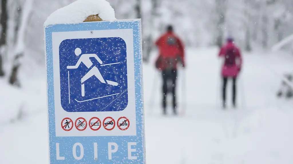 Auf-Skiern-durch-den-Gebirgswald-Nach-den-Schneefaellen-der-vergangenen-Tage-sind-vielerorts-im-Erzgebirge-Loipen-gespurt