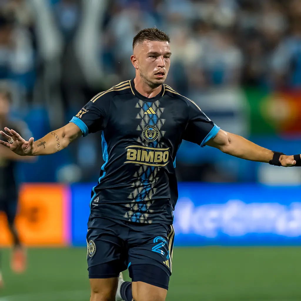 October-18-2025-Charlotte-Nc-USA-Philadelphia-Union-defender-KAI-WAGNER-27-plays-against-the-Charlotte-FC-at-Bank-of-America-Stadium-in-CHARLOTTE-NC-Charlotte-FC-wins-the-match-2-0-Credit-Image-A-Walter-G-Arce-Sr