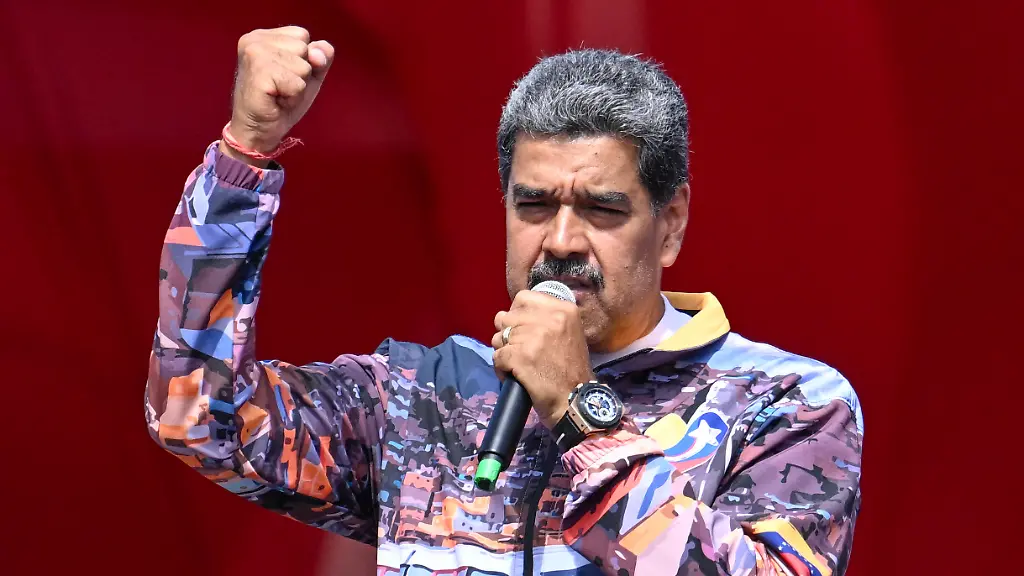 July-28-2024-Maturin-Venezuela-NICOLAS-MADURO-president-of-Venezuela-presented-the-July-28-elections-as-a-choice-between-peace-or-war-in-his-speech-at-a-rally-in-Maturin