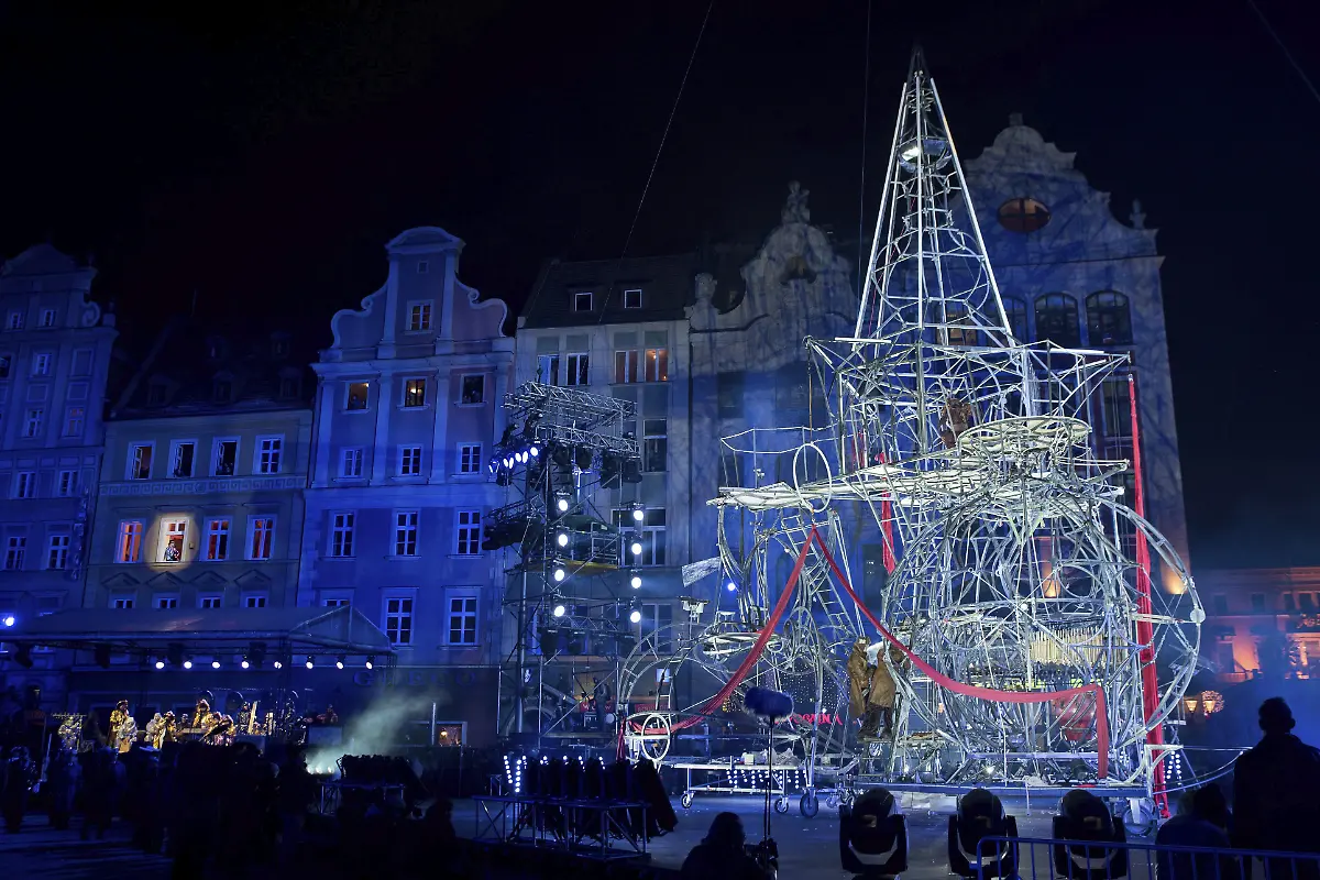 Wroclaw-Polen-17-Januar-2016-Eroeffnungswochenende-Wroclaw-Europaeische-Kulturhauptstadt-2016