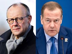 "Maßnahmen haben sich bewährt": Regierung: Schutz für Merz wird trotz Medwedew-Drohung nicht erhöht