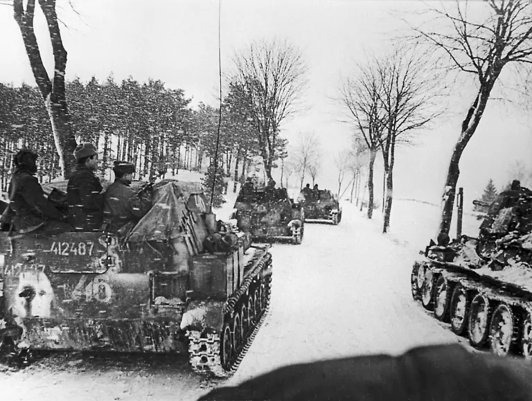 East-Prussia-offensive-3056293-13-01-1945-The-Great-Patriotic-War-1941-1945-The-Easr-Prussia-offensive-op-SU-76-M-self-propelled-vehicles-detachment-of-the-2nd-Belorussian-front-near-Koenugsberg-1945