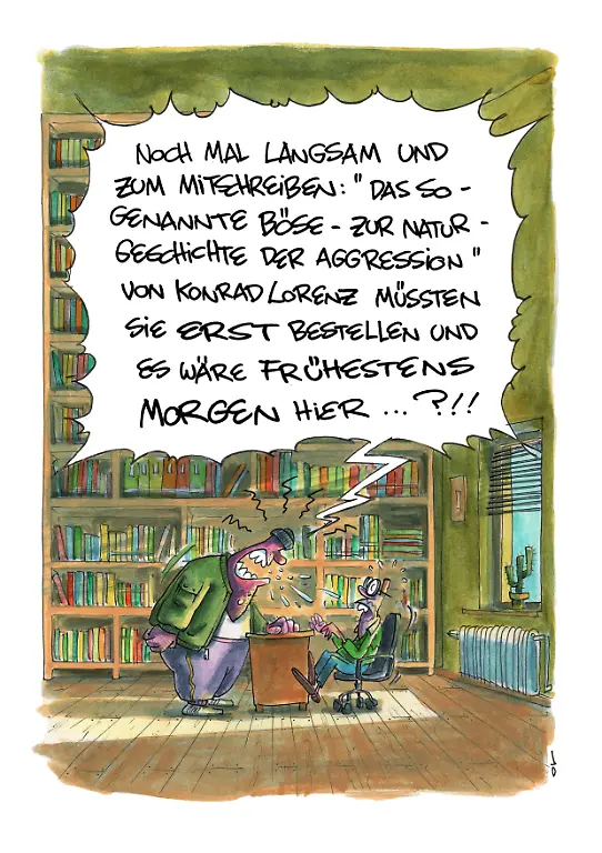 Aggro im Buchladen