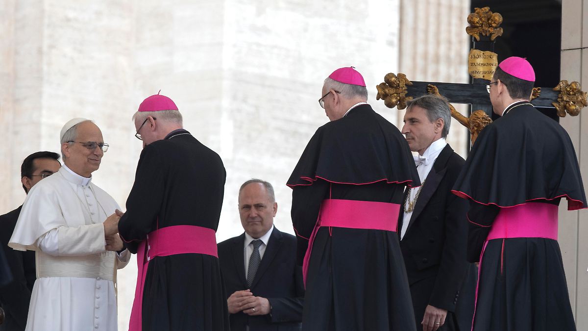 Abgrenzung-zu-Franziskus-Kardin-le-aus-aller-Welt-erstmals-zu-Beratungen-bei-Papst-Leo-XIV-