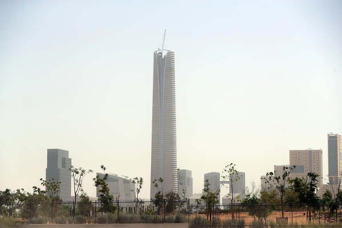 CAIRO-EGYPT-SEPTEMBER-11-AAeaAeaAeaAeaAeaAea-view-of-the-Iconic-Tower-at-the-administrative-capital-of-Egypt-which-started-to-be-built-in-2015-to-solve-the-population-density-and-traffic-congestion-in-one-of-the-most-populous-cities-in-the-world-Cairo-capital-of-Egypt-on-September-11-2023-The-new-capital-built-on-an-area-of-approximately-700-kilometers-and-located-on-60-kilometers-to-the-east-of-Cairo-includes-the-presidency-prime-ministry-parliament-ministries-and-other-government-buildings-as-well-as-embassies-In-the-financial-center-of-the-new-capital-there-are-buildings-of-the-Egyptian-and-world-banks-and-many-skyscrapers-such-as-the-Iconic-Tower-which-is-the-tallest-building-in-Africa-The-project-will-also-include-houses-hotels-mosques-churches-parks-universities-research-and-cultural-centers-and-a-new-international-airport-The-administrative-capital-built-with-environmentally-friendly-technologies-is-expected-to-be-connected-to-Cairo-by-a-metro-line