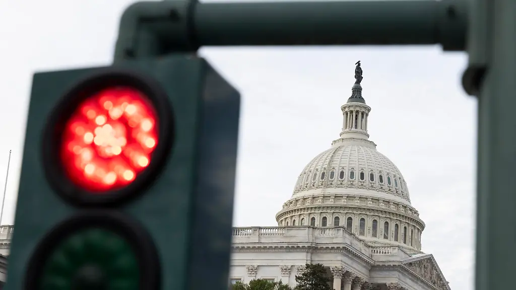 The-US-Capitol-Building-is-seen-on-the-eleventh-day-of-the-US-federal-government-shutdown-on-October-11-2025-in-Washington-DC-Over-250-000-federal-employees-missed-their-paychecks-this-week-due-to-the-ongoing-funding-impasse-In-the-United-States-government-shutdowns-occur-when-funding-legislation-required-to-finance-the-federal-government-is-not-enacted-before-the-next-fiscal-year-begins