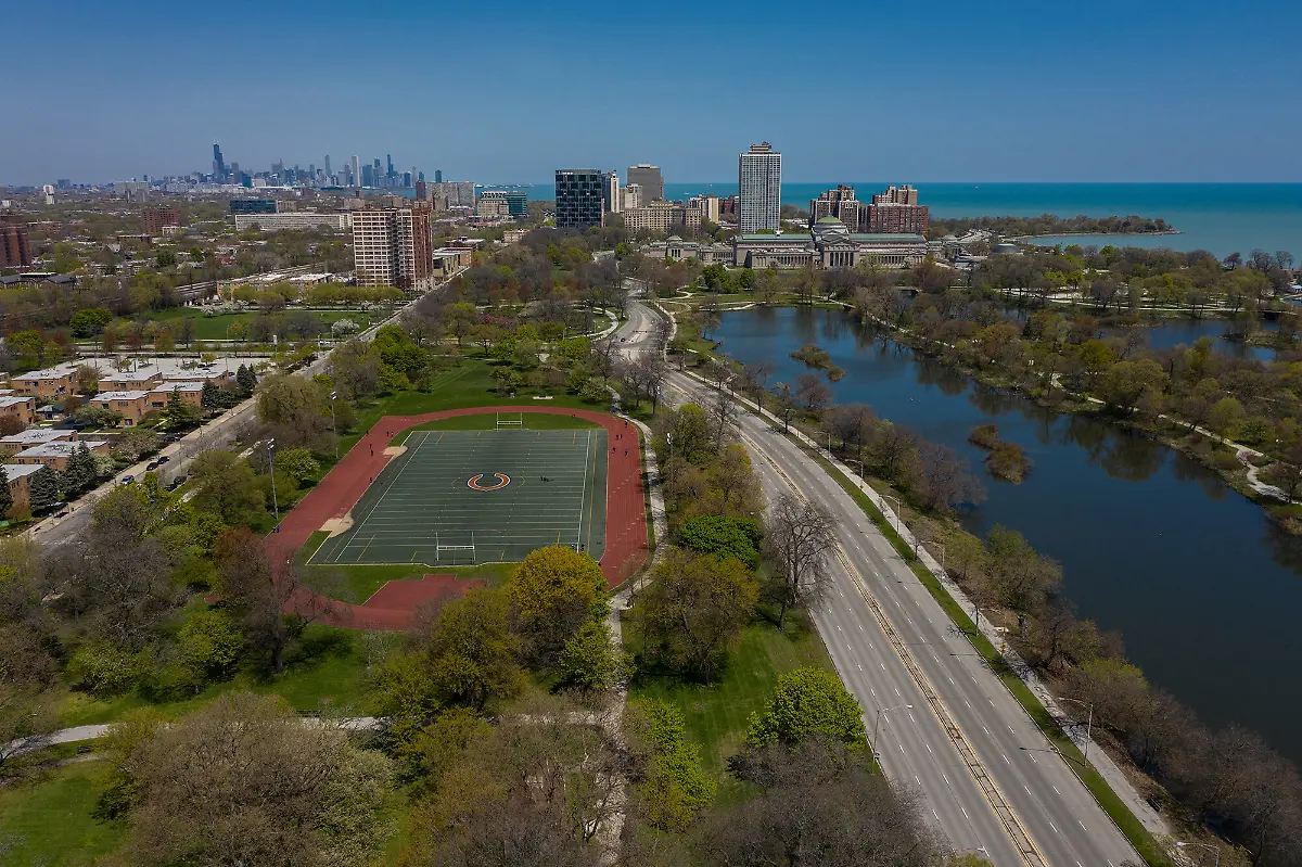 Aerial-view-of-the-proposed-site-for-the-Obama-Presidential-Center-in-Jackson-Park-in-Chicago-on-Wednesday-May-13-2020-Zbigniew-Bzdak-Chicago-Tribune-TNS-ABACAPRESS