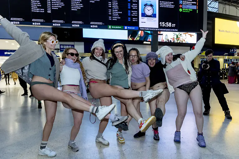 The-annual-No-Trousers-Tube-Ride-on-the-London-Underground-Featuring-Atmosphere-Where-London-United-Kingdom-When-12-Jan-2025-Credit-CelebrityPhotosUK-Cover-Images