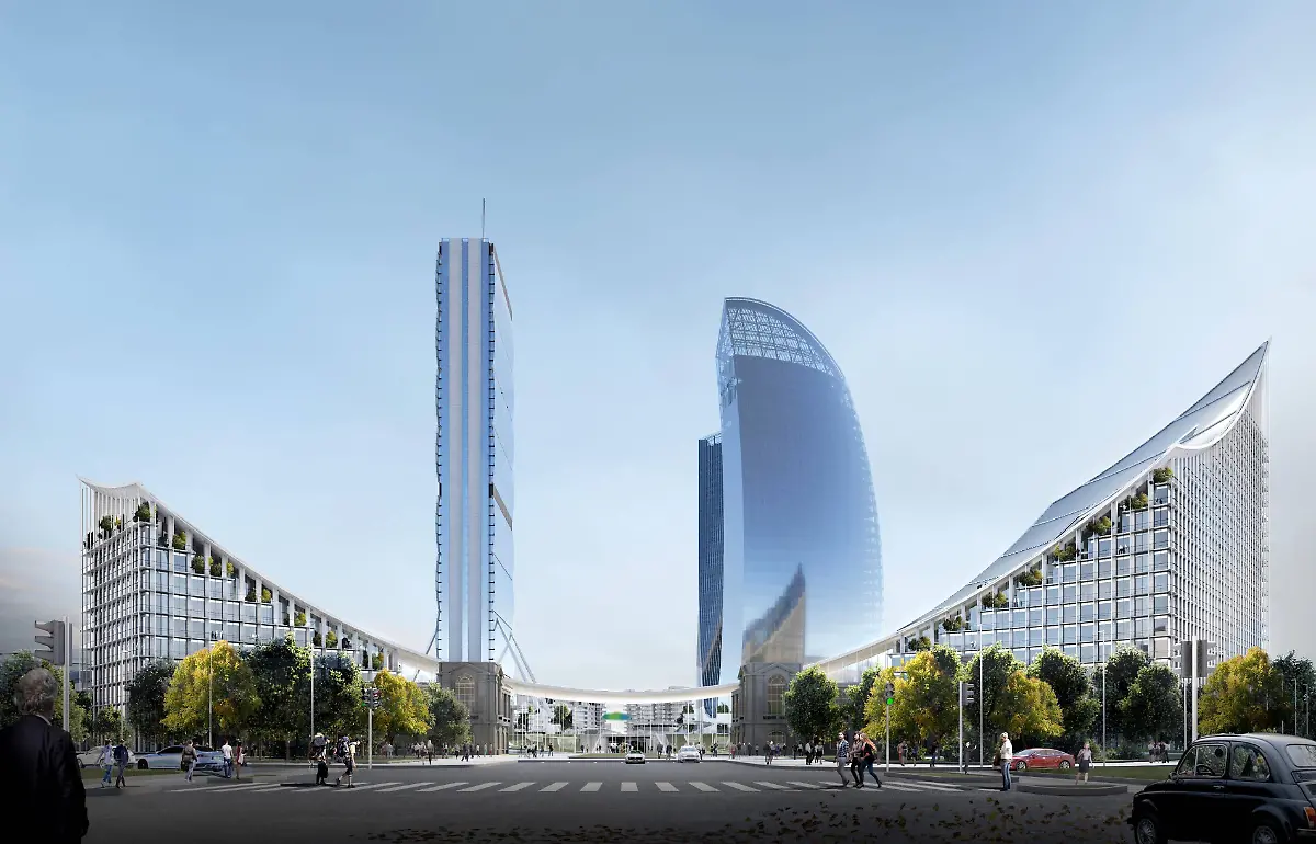 foto-ipp-clemente-marmorino-milano-08-09-2021-al-via-i-lavori-di-CityWave-l-edificio-che-completer-CityLife-nella-foto-il-rendering-con-visuale-frontale-dell-edificio-CityWave-citylife-partono-i-lavori-di-c-foto-ipp-clemente-marmorino-milano-08-09-2021-at-the-start-of-the-works-of-CityWave-the-building-that-will-complete-CityLife-in-the-picture-the-rendering-with-frontal-view-of-the-building-CityWave-citylife-the-works-of-CityLife-start