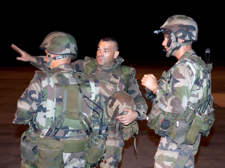Ungewollt mittendrin: Französische Soldaten im Rahmen der UN-Mission.