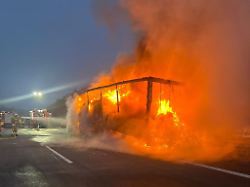 Sachsen-Anhalt: Sperrung auf A2 und A14 nach Lkw-Bränden