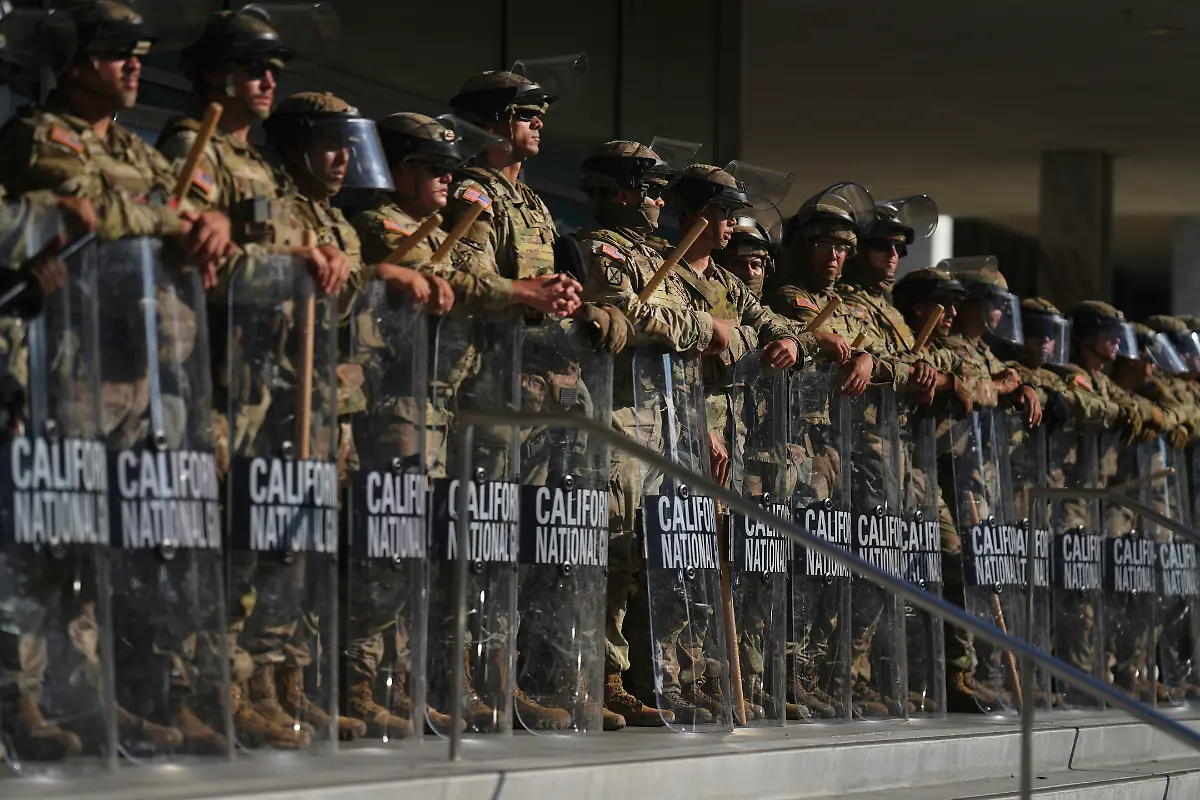 California-National-Guard-are-positioned-at-the-Federal-Building-on-Tuesday-June-10-2025-in-downtown-Los-Angeles