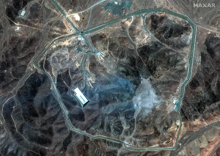 This-satellite-image-provided-by-Maxar-Technologies-shows-damage-at-the-Fordo-enrichment-facility-in-Iran-after-U-S-strikes-Sunday-June-22-2025