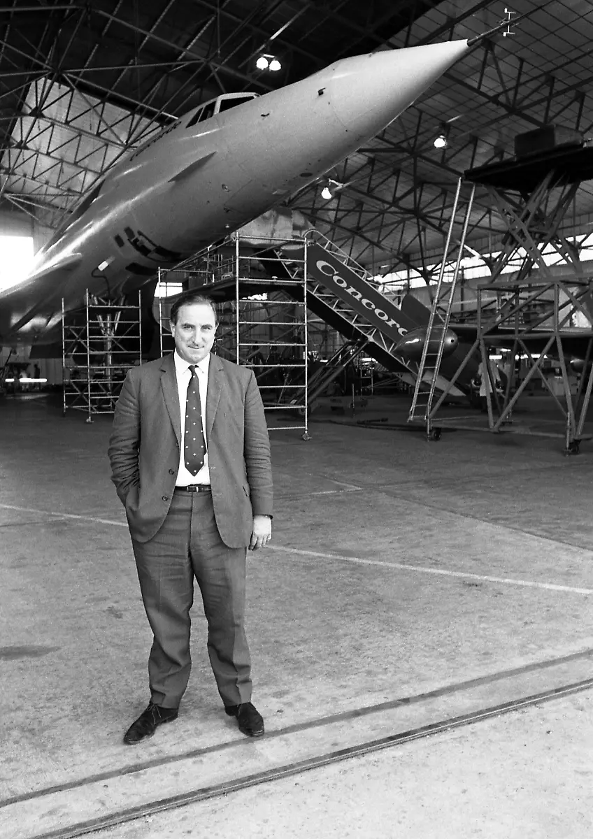 Brian-Trubshaw-chief-test-pilot-of-the-British-Aircraft-Corporation-and-the-man-presently-piloting-Britain-s-Concorde-002-during-its-present-flying-tests-is-seen-in-front-of-the-machine-in-its-giant-hanger-at-Fairfield-Gloucestershire-on-Sept-10-1970