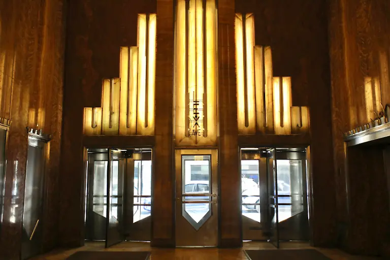 The-art-deco-lobby-of-the-Chrysler-Building-is-pictured-This-319-metre-high-skyscraper-was-inaugurated-in-1930