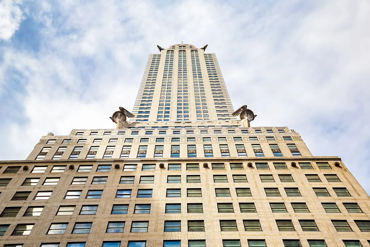 NEW-YORK-CITY-USA-MARCH-15-2020-Facade-of-Chrysler-building-in-Manhattan-New-York-City-USA