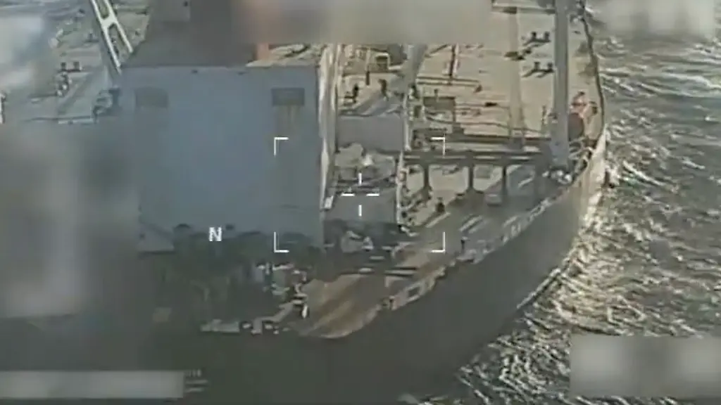 According-to-U-S-Attorney-General-Pam-Bondi-on-Wednesday-December-10-2025-the-FBI-Homeland-Security-and-the-United-States-Coast-Guard-with-support-from-the-Department-of-War-executed-a-seizure-warrant-off-the-coast-of-Venezuela-for-a-crude-oil-tanker-used-to-transport-sanctioned-oil-from-Venezuela-and-Iran-Screengrab-via-U-S