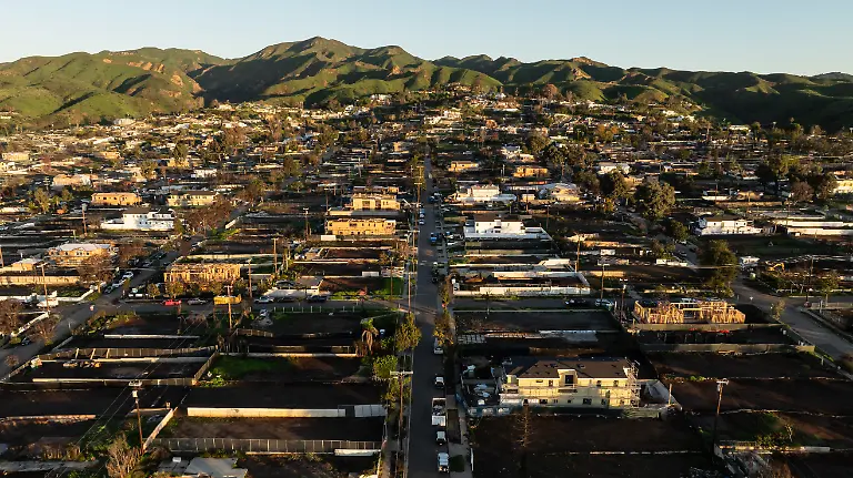 Drone-view-of-the-Pacific-Palisades-one-year-after-the-Palisades-Fire-Vigils-were-held-for-residents-who-died-during-the-Palisades-Fire-one-year-ago-Anniversary-events-were-also-held-in-the-civic-center-01-07-2026-Pacific-Palisades-CA-USA