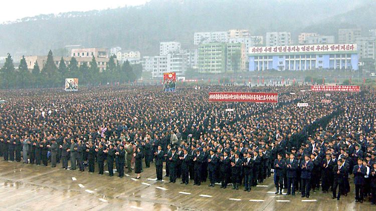 Oktober 2006: Nordkorea lässt einen Atomtest feiern.