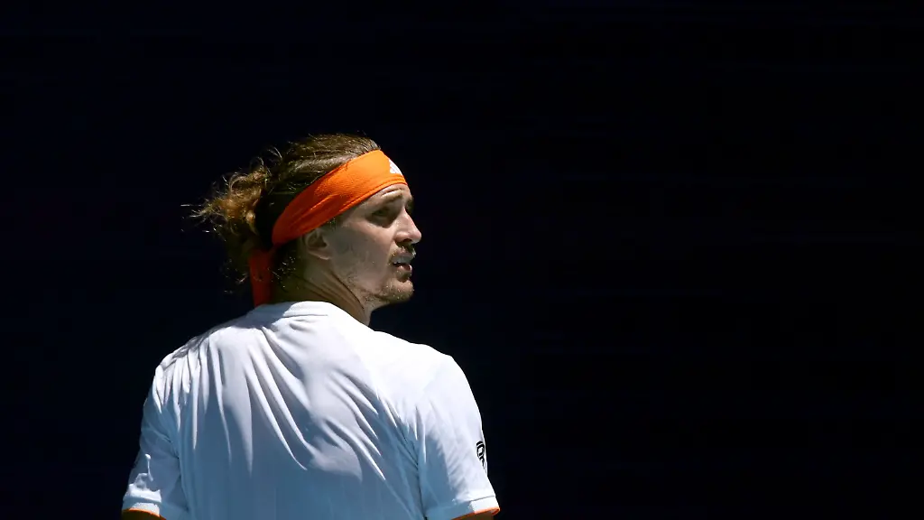 Tennis-Australian-Open-Melbourne-Park-Melbourne-Australia-January-18-2026-Germany-s-Alexander-Zverev-reacts-during-his-first-round-match-against-Canada-s-Gabriel-Diallo-REUTERS-Hollie-Adams