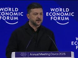 Selenskyj schießt in Davos-Rede gegen Europa Selenskyj schießt in Davos-Rede gegen Europa