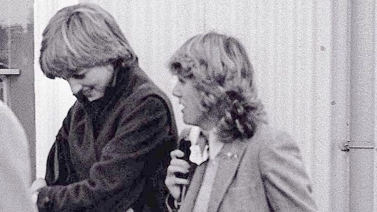 Diana und Camilla: ein ungleiches Gespann. (Foto vom 24.10.1980)