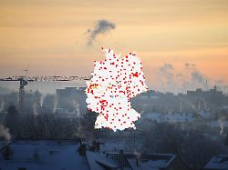 Hohe Feinstaubkonzentration: In Deutschland herrscht seit Tagen dicke Luft