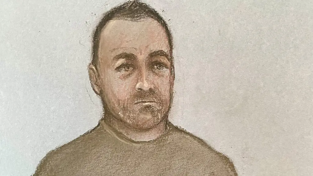 Philip-Young-court-case-Court-artist-sketch-by-Elizabeth-Cook-of-Philip-Young-appearing-at-Winchester-Crown-Court-Hampshire-where-he-pleaded-guilty-to-drugging-and-raping-his-ex-wife-Joanne-Young-over-a-13-year-period-Picture-date-Friday-January-23-2026