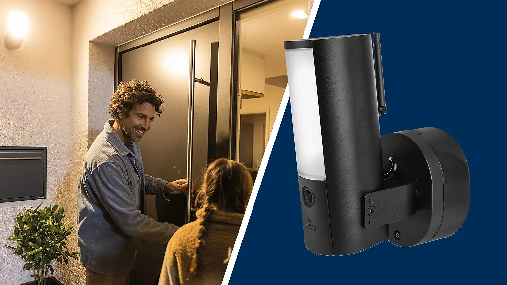 Ein-durchdachtes-All-in-one-System-mit-klarer-Preisersparnis-Fuer-149-Euro-bietet-die-Abus-WLAN-Licht-Aussen-Kamera-viel-Technik-ohne-Folgekosten