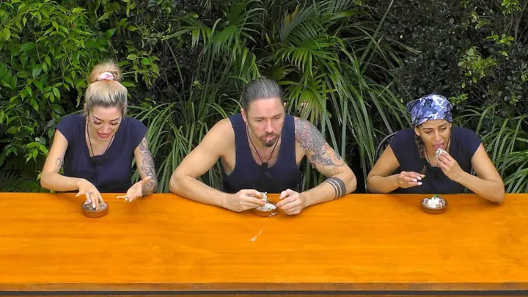 ACHTUNG-SPERRFRIST-FUeR-ALLE-MEDIEN-BIS-ZUM-SHOWENDE-MITTWOCH-28-JANUAR-2026-22-30-UHR-Ariel-l-Gil-Ofarim-und-Eva-Benetatou-in-der-Dschungelpruefung-Grill-den-Koeppen-Sie-kommen-als-Jury-in-den-Genuss-die-Gerichte-von-Starkoch-Jan-Steffen-Koeppen-und-Ranger-Matt-zu-verkosten-Die-Verwendung-des-sendungsbezogenen-Materials-ist-nur-mit-dem-Hinweis-und-Verlinkung-auf-RTL-gestattet