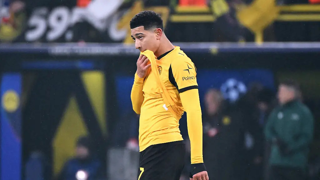 Fussball-Champions-League-Deutschland-Herren-Saison-2025-2026-8-Spieltag-Signal-Iduna-Park-Dortmund-Bor-Dortmund-Inter-Mailand-0-2-Jobe-Bellingham-BVB-enttaeuscht-nach-Spielende-Enttaeuschung-Frust-Aktion