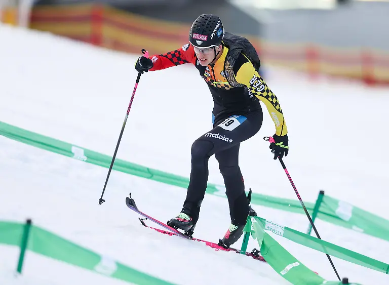 SKI-MOUNTAINEERING-ISMF-WC-Schladming-SCHLADMING-AUSTRIA-15-MAR-25-SKI-MOUNTAINEERING-ISMF-World-Cup-sprint-race-Image-shows-Finn-Hoesch-GER