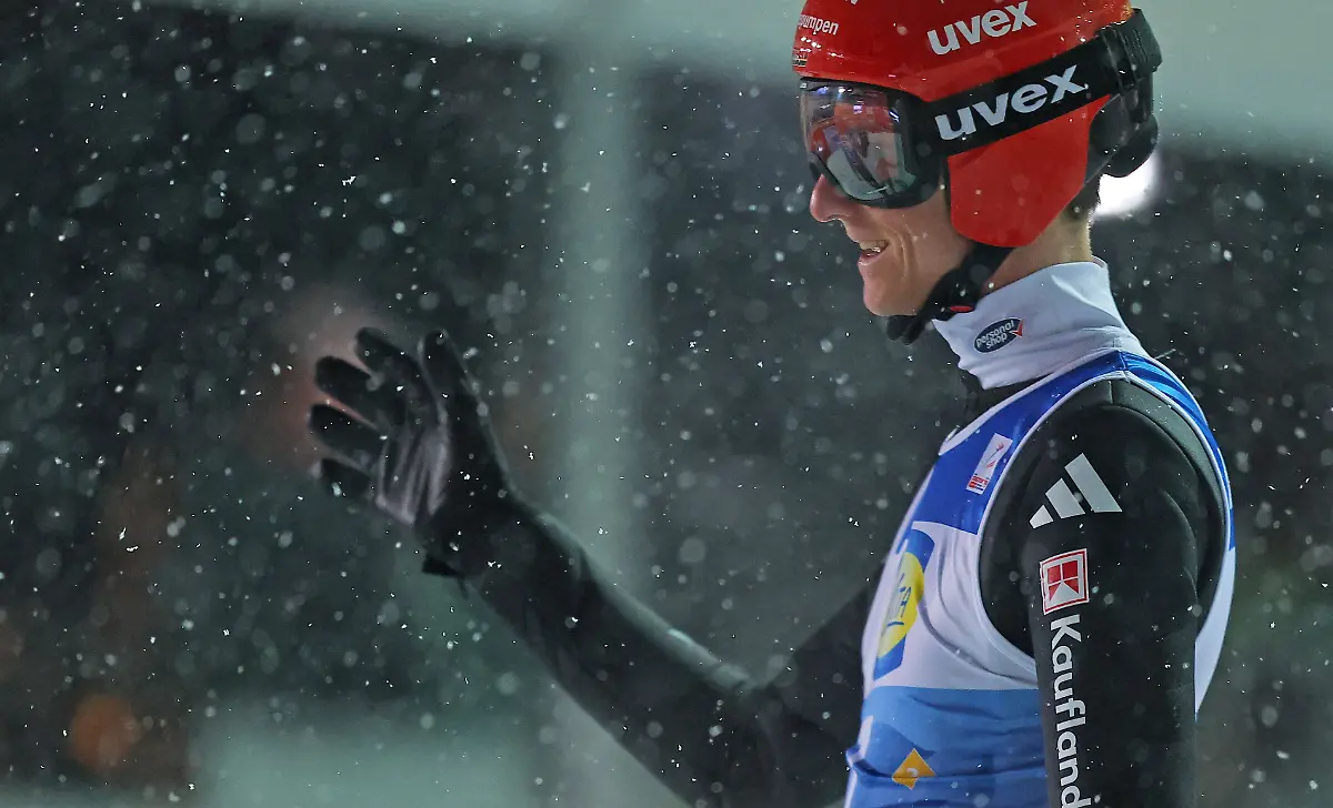 SKI-FLYING-FIS-Ski-Flying-World-Championship-WM-Weltmeisterschaft-Oberstdorf-OBERSTDORF-GERMANY-25-JAN-26-NORDIC-SKIING-Ski-jumping-Skispringen-Ski-nordisch-SKI-FLYING-FIS-Ski-Flying-World-Championships-team-event-Image-shows-Karl-Geiger-GER