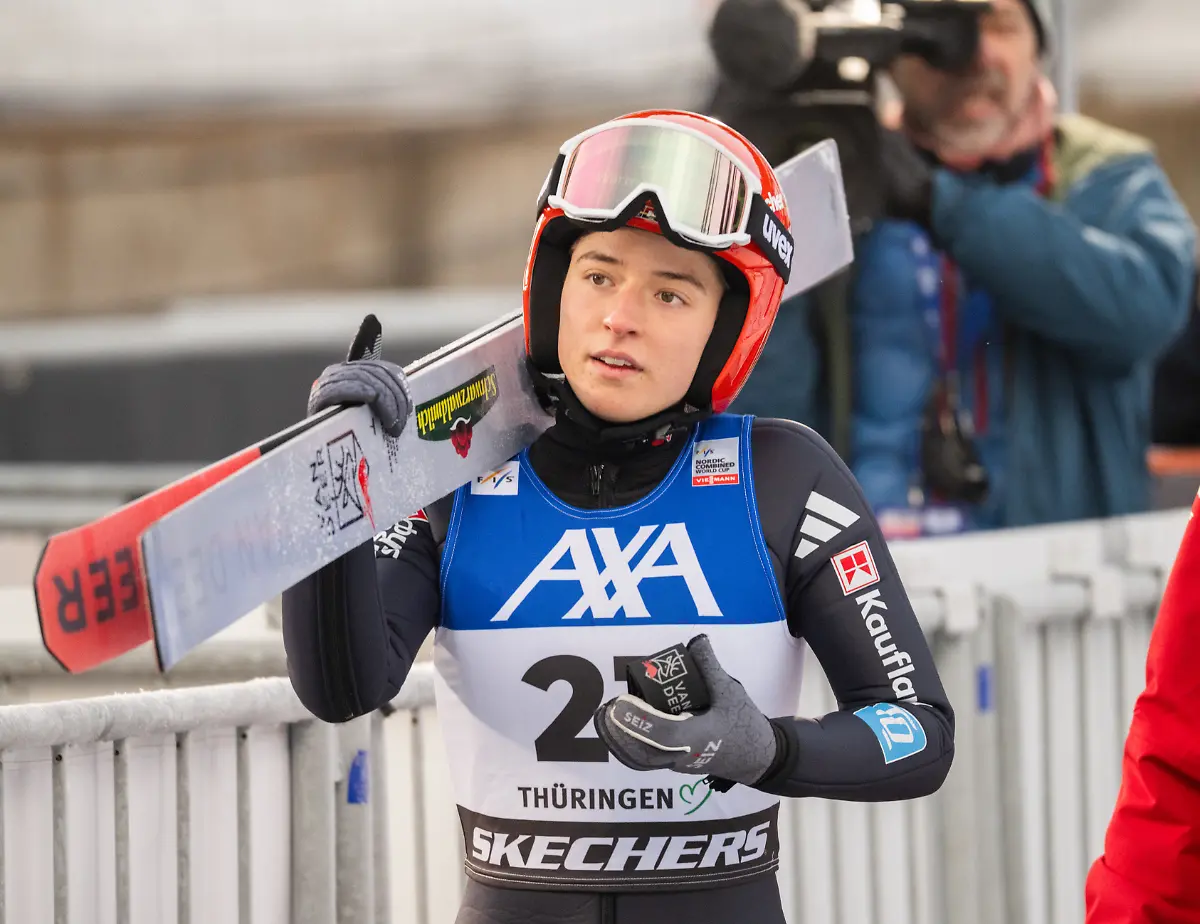 NORDISCHE-KOMBINATION-WELTCUP-2026-NUR-FUeR-REDAKTIONELLE-ZWECKE-EDITORIAL-USE-ONLY-17-01-2026-Oberhof-Weltcup-2026-Nordische-Kombination-in-Oberhof-Nordische-Kombination-Skispringen-Normalschanze-Frauen-Im-Foto-Nathalie-Armbruster-4-GER-SV-SZ-Kniebis-1928-e-V