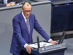 Kämpferisch im Bundestag: Merz' Antwort auf Trump: Wir sind keine Untergebenen