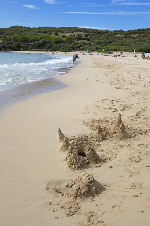 Sandstrand-Plage-d-Arone-Piana-Departement-Corse-du-Sud-Westkueste-Korsika-Mittelmeer-Frankreich