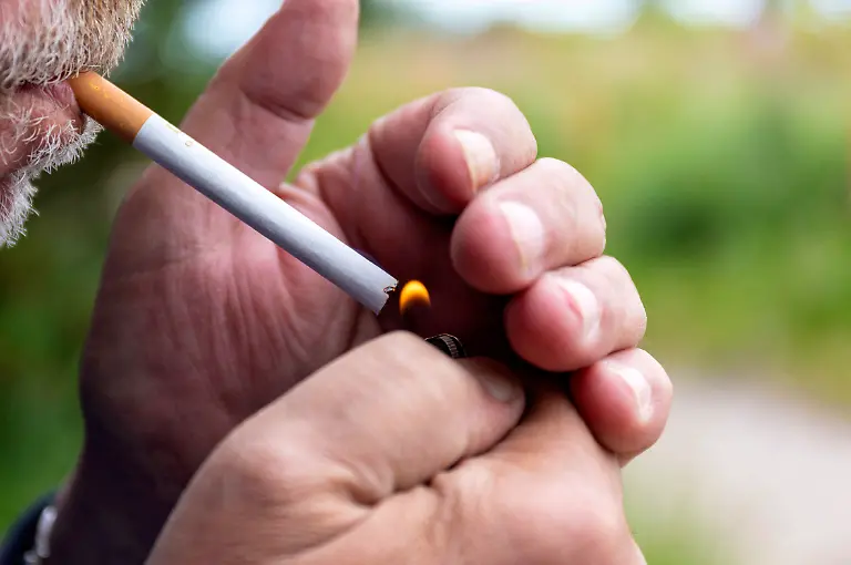 Der-Anteil-rauchender-Menschen-ist-in-den-vergangenen-20-Jahren-weltweit-um-1-3-gesunken-teilte-die-Weltgesundheitsorganisation-mit-Massgeblich-zum-Rueckgang-beigetragen-hat-ein-internationales-Abkommen-der-WHO-zur-Tabakkontrolle-Die-Vertragsstaaten-haben-sich-verpflichtet-Massnahmen-zur-Tabakkontrolle-rechtlich-umzusetzen-Dazu-gehoeren-Schockbilder-auf-Zigarettenpackungen-Rauchverbote-in-oeffentlichen-Raeumen-und-erhoehte-Tabaksteuern-Symboldfoto-Thememfoto-The-proportion-of-smokers-worldwide-has-fallen-by-1-3-in-the-past-20-years-according-to-the-World-Health-Organization-The-WHOs-international-agreement-on-tobacco-control-has-contributed-significantly-to-the-decline-The-signatory-states-have-committed-themselves-to-legally-Foto-xB