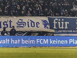 Sachsen-Anhalt: "Alles ruhig": Erstes Spiel des FCM nach heftigen Krawallen