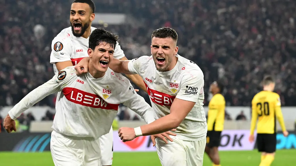 Soccer-Football-UEFA-Europa-League-VfB-Stuttgart-v-BSC-Young-Boys-MHPArena-Stuttgart-Germany-January-29-2026-VfB-Stuttgart-s-Chema-Andres-celebrates-scoring-their-third-goal-with-Josha-Vagnoman-and-Ermedin-Demirovic-REUTERS-Angelika-Warmuth-TPX-IMAGES-OF-THE-DAY