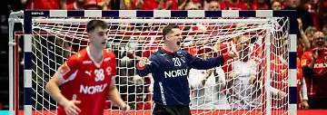 HERNING-DENMARK-FEBRUARY-1-goalie-celebration-joy-after-saved-ball-Kevin-Moller-Denmark-20-during-the-EHF-EURO-2026-Final-match-between-Denmark-vs-Germany-at-Jyske-Bank-Boxen-Arena-on-February-1-2026-in-Herning-Denmark-Midtjylland-Denmark-Copyright-xMarioxM