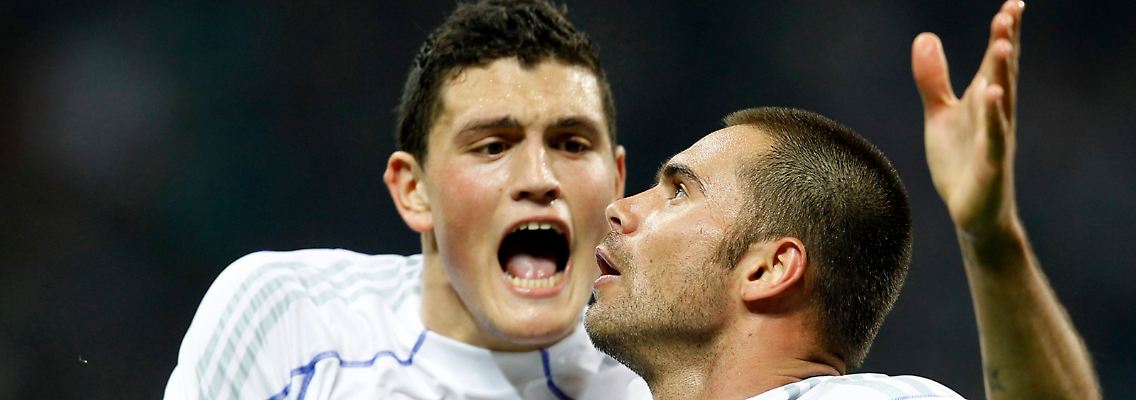 Feiertag: Kyriakos Papadopoulos und der doppelte Torschütze Edu.