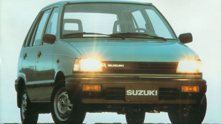 Klein, aber oho: Der Suzuki Alto (hier 1990) ist ein Erfolgsmodell.