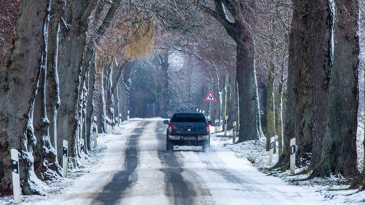 Unwetterwarnung vor Glätte in Mecklenburg-Vorpommern