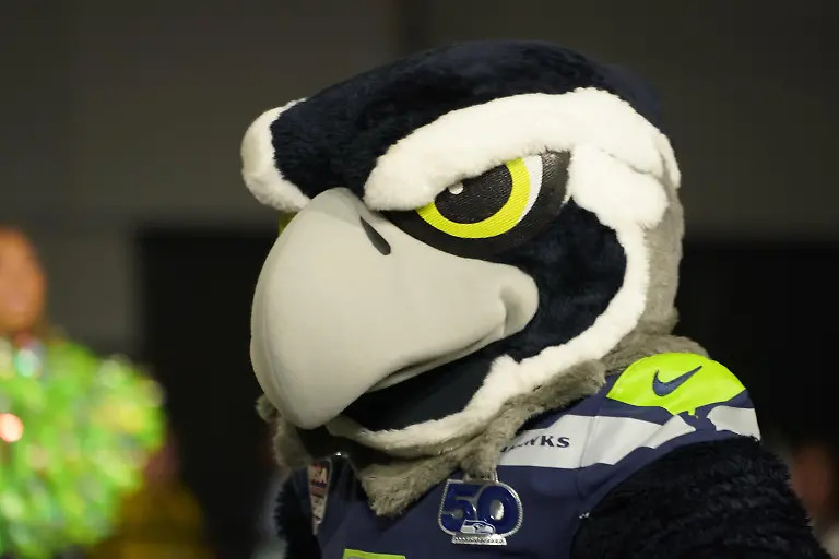 Seattle-Seahawks-Mascot-Blitz-During-the-Super-Bowl-LX-60-Opening-Night-Ceremony-at-the-San-Jose-Convention-Center-in-San-Jose-California
