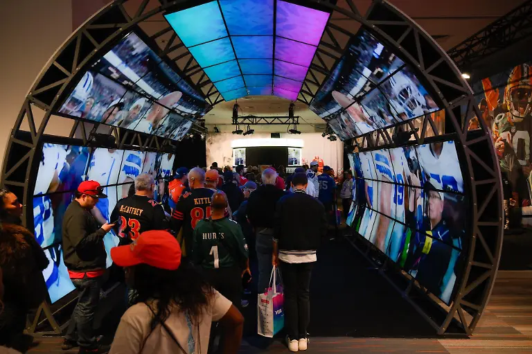 SAN-FRANCISCO-CALIFORNIA-FEBRUARY-3-Fans-visit-Moscone-Center-for-Super-Bowl-Experience-and-fun-activities-in-San-Francisco-California-United-States-on-February-3-2026